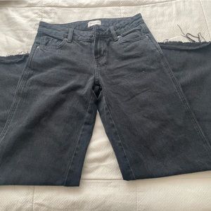 PacSun Black Flare Wide Leg Jeans